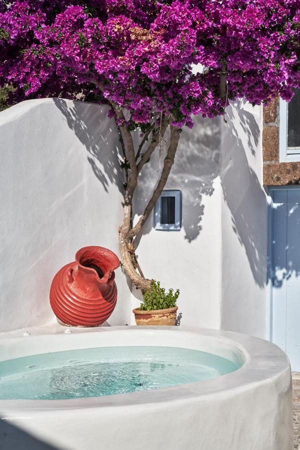 2 Bedroom Charming Villa With Outdoors Jacuzzi Megalochori  Eksteriør billede